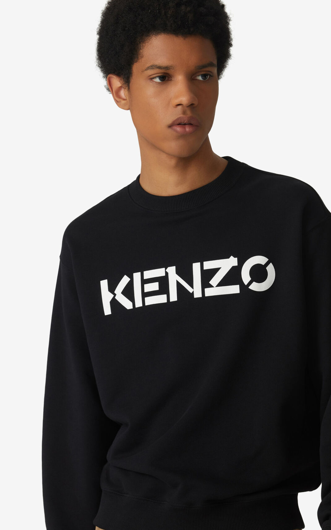 Kenzo Logo Sweatshirt Herre - Sort DK-312436